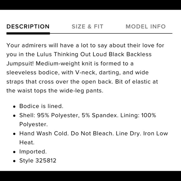 Lulu’s Thinking Out Loud Black Open Back Jumpsuit - Picture 10 of 11